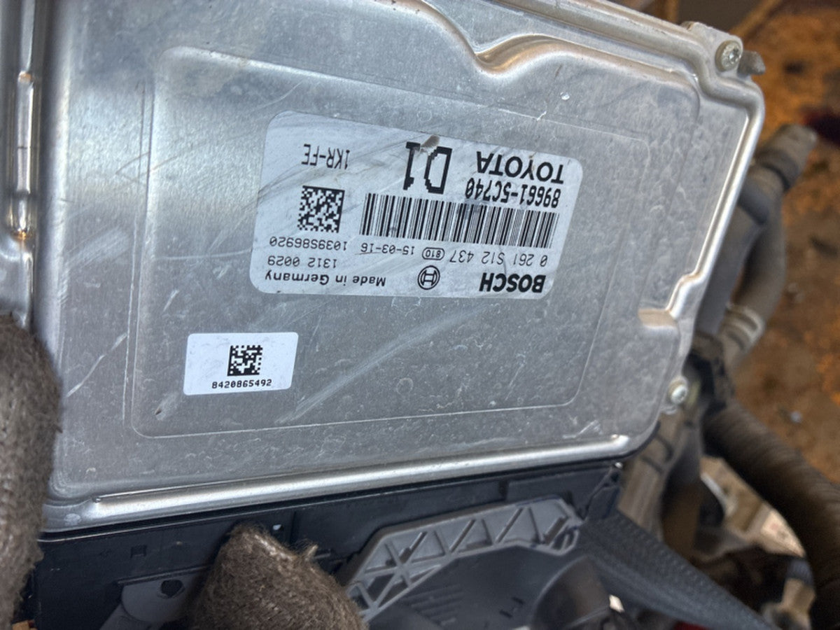 [USED ENGINE] TOYOTA VITZ KSP130 2015 1KR-FE FF AT 2WD #0003268138969