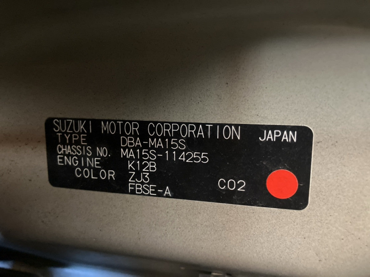 [CHOOSE PARTS] SUZUKI SOLIO MA15S 2011 K12B FF AT 2WD #0001000015824