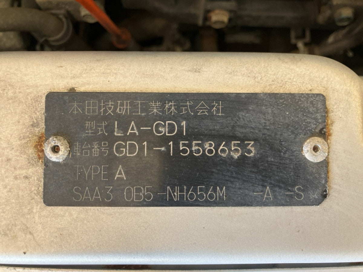 [USED ENGINE] HONDA FIT GD1 2003 L13A FF AT 2WD #0003265096338