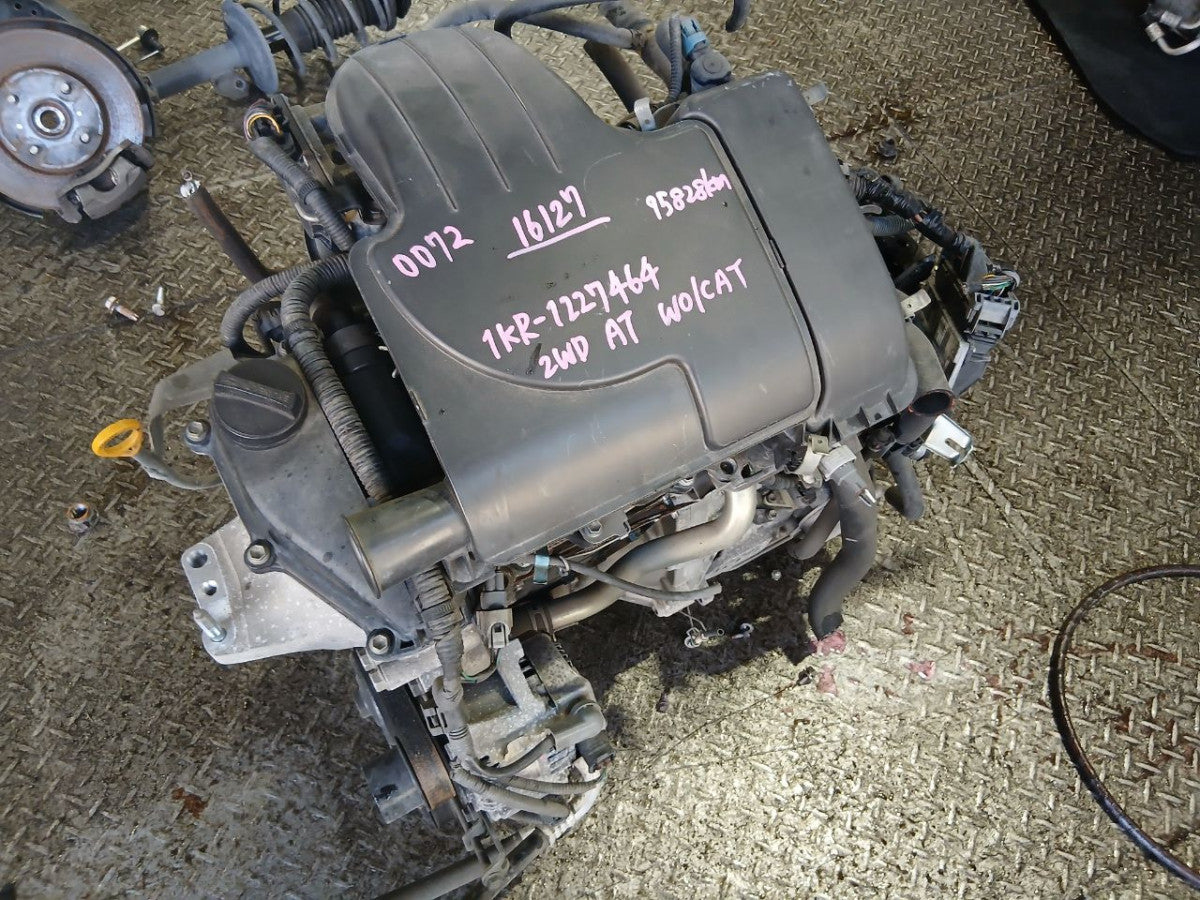 [USED ENGINE] TOYOTA VITZ KSP130 2011 1KR-FE FF AT 2WD #0403269016127
