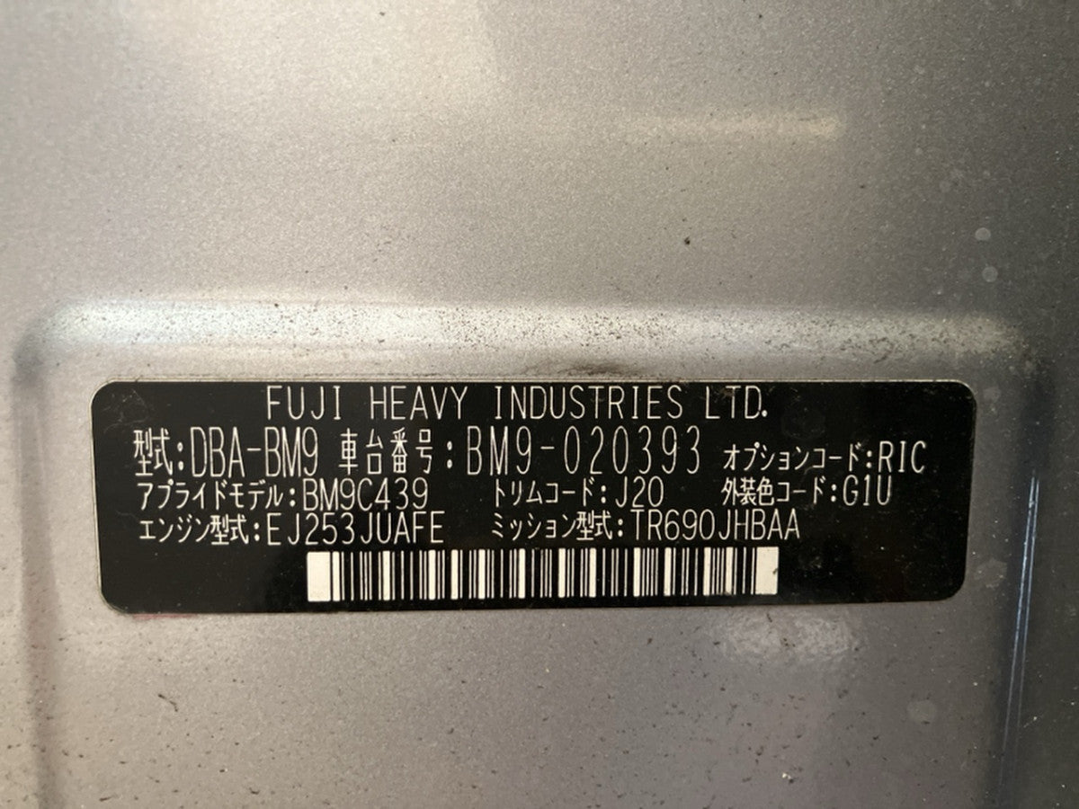 [CHOOSE PARTS] SUBARU LEGACY B4 BM9 2011 EJ25 FF AT 4WD #0002002661639