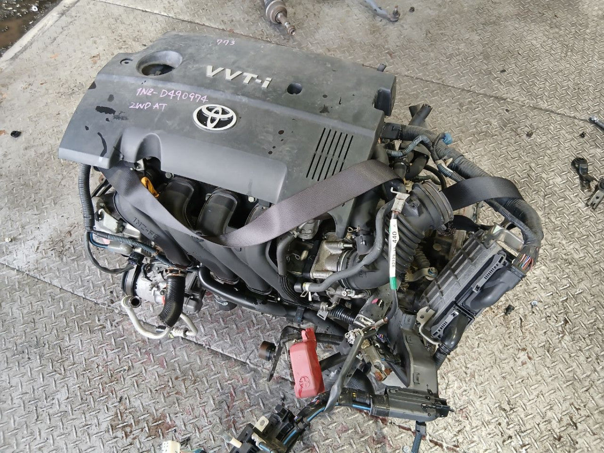 [USED ENGINE] TOYOTA COROLLA FIELDER NZE141G 2009 1NZ-FE FF AT 2WD #0403269016524