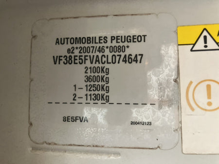 [USED ENGINE] PEUGEOT 508 W2W5F02 2013 5F02 FF AT 2WD #0003265086340