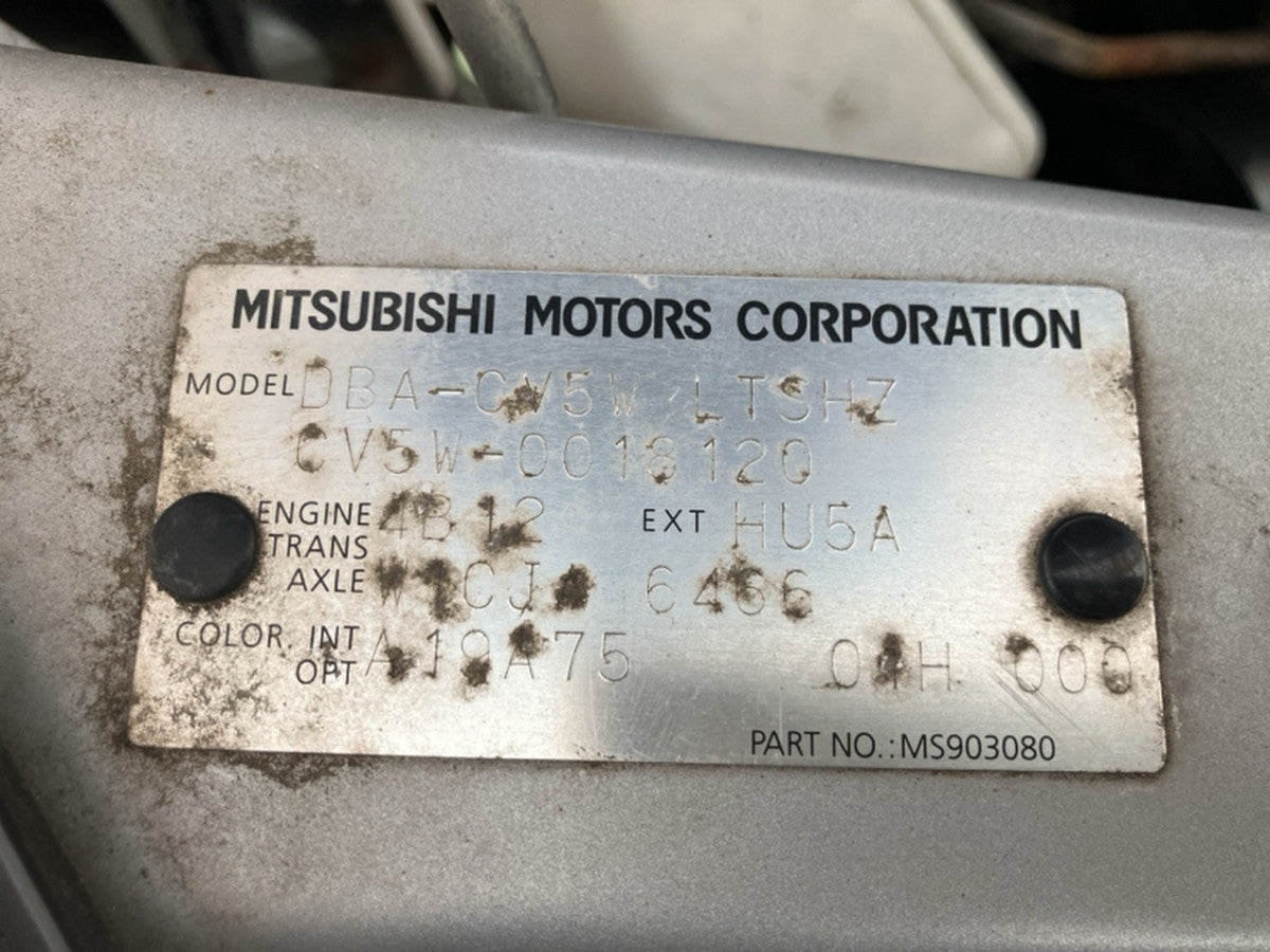 [CHOOSE PARTS] MITSUBISHI DELICA_D:5 CV5W 2007 4B12 FF AT 4WD #0001000013510