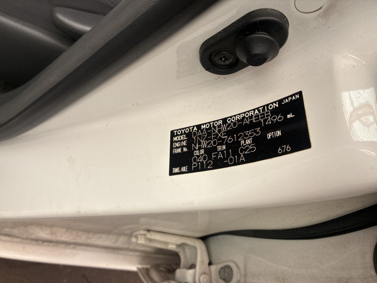 [USED ENGINE] TOYOTA PRIUS NHW20 2007 1NZ-FXE FF AT 2WD #0003269143314