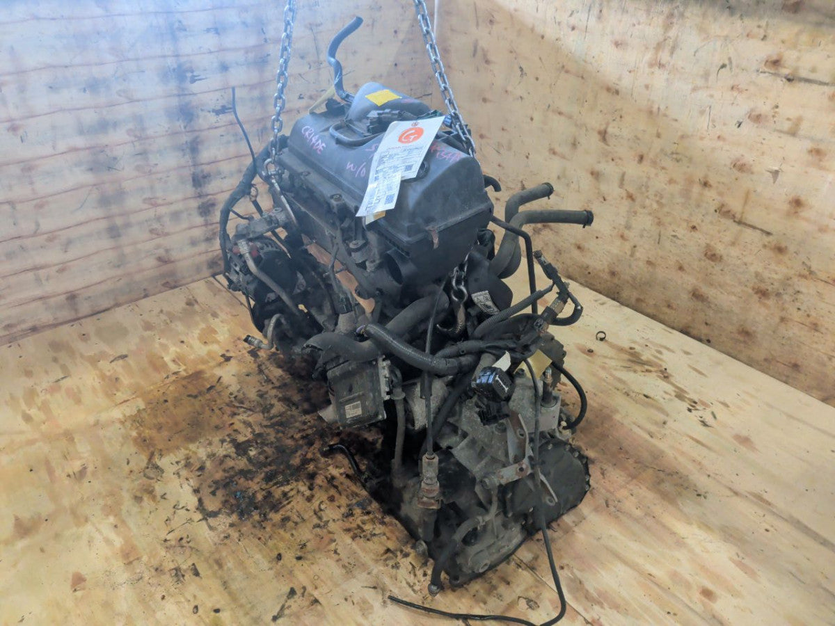 [USED ENGINE] NISSAN CUBE BZ11 2005 CR14DE FF AT 2WD #0003267117480