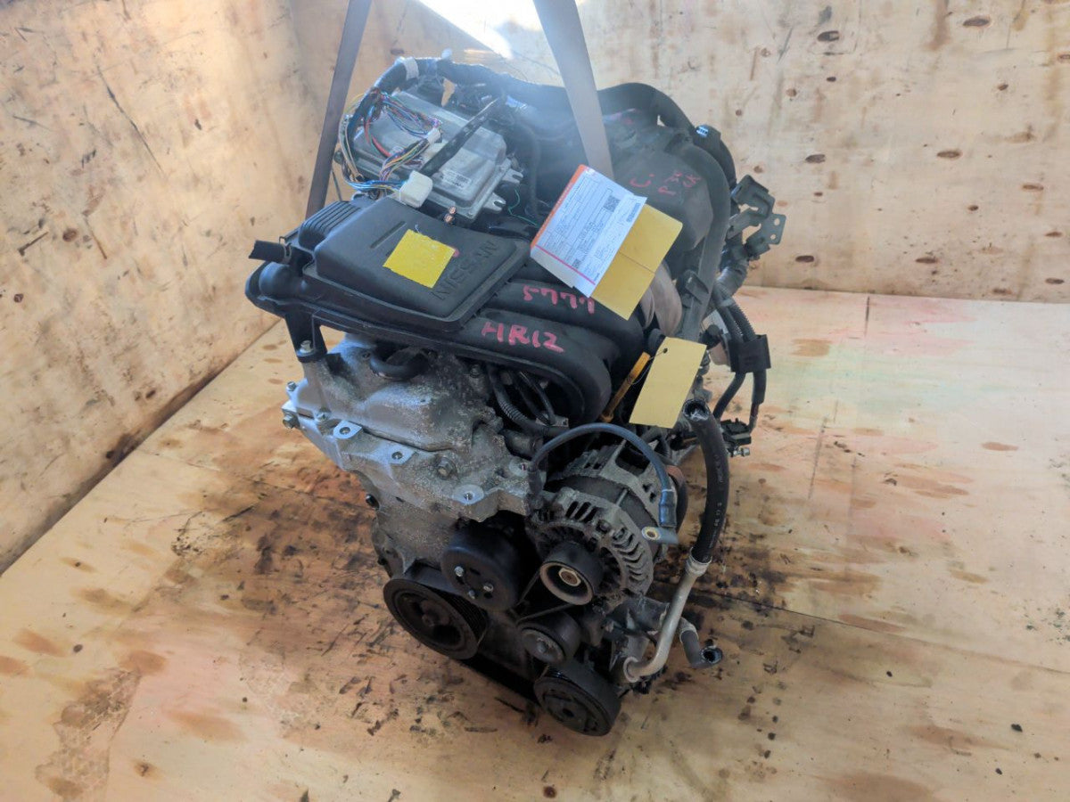 [USED ENGINE] NISSAN NOTE E12 2016 HR12DE FF AT 2WD #000326A157266