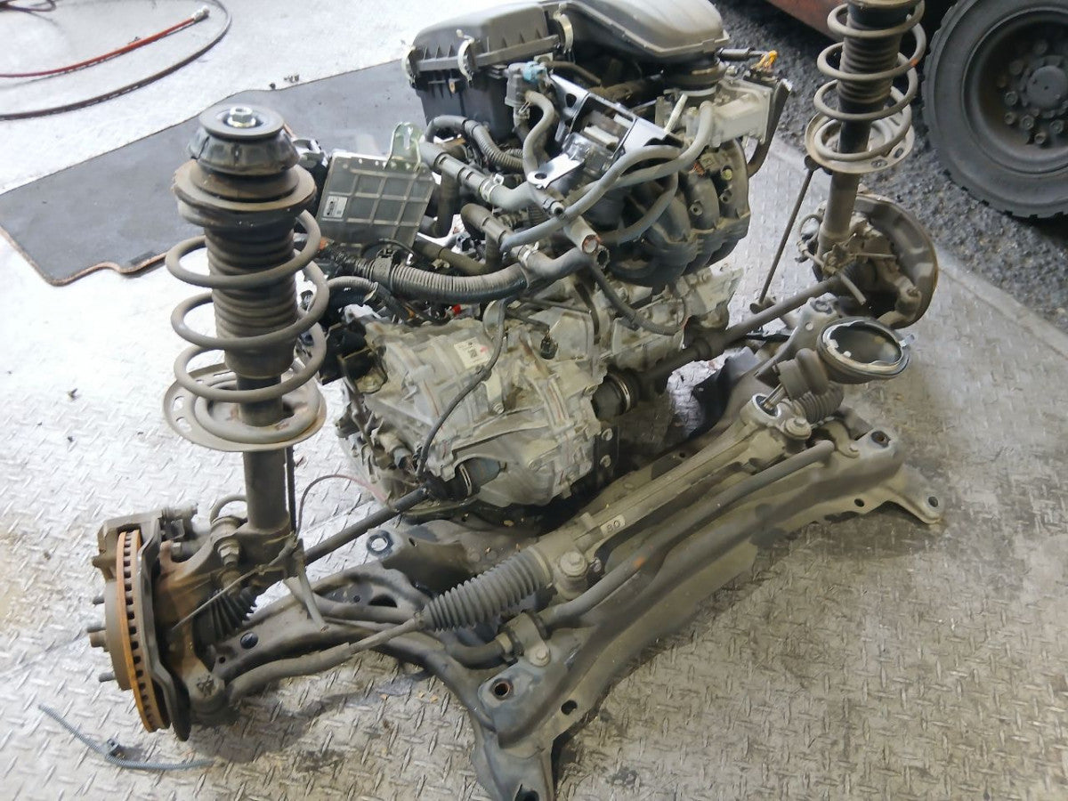 [USED ENGINE] TOYOTA VITZ KSP130 2013 1KR-FE FF AT 2WD #0403268014548