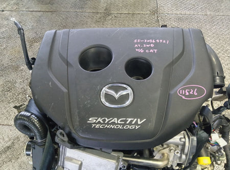[USED ENGINE] MAZDA DEMIO DJ5FS 2016 S5-DPTS FF AT 2WD #0403266011526